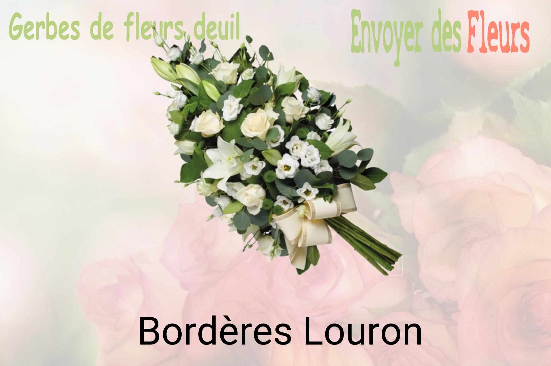 Gerbe de fleurs de deuil livrée à Bordères-Louron